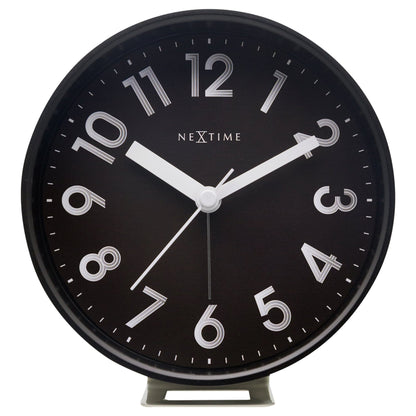 NeXtime Reflect - Stille alarmklok met nachtlicht - 12.5x13x5.5cm