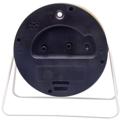 Comnox - Berlin Table Alarm Clock - Rusteloze nachten zonder geluid - Comfortabel en veilig - 14x13x7cm - Staal - AA batterij - Silent alarm