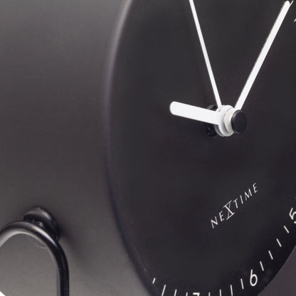 NeXtime Berlin Table - Stijlvolle Tafelklok - Mat Metaal