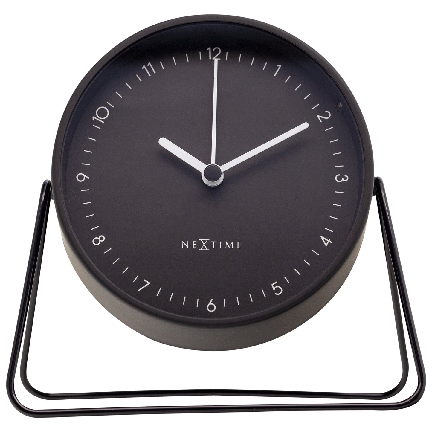 NeXtime Berlin Table - Stijlvolle Tafelklok - Mat Metaal