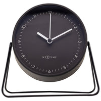 NeXtime Berlin Table - Stijlvolle Tafelklok - Mat Metaal