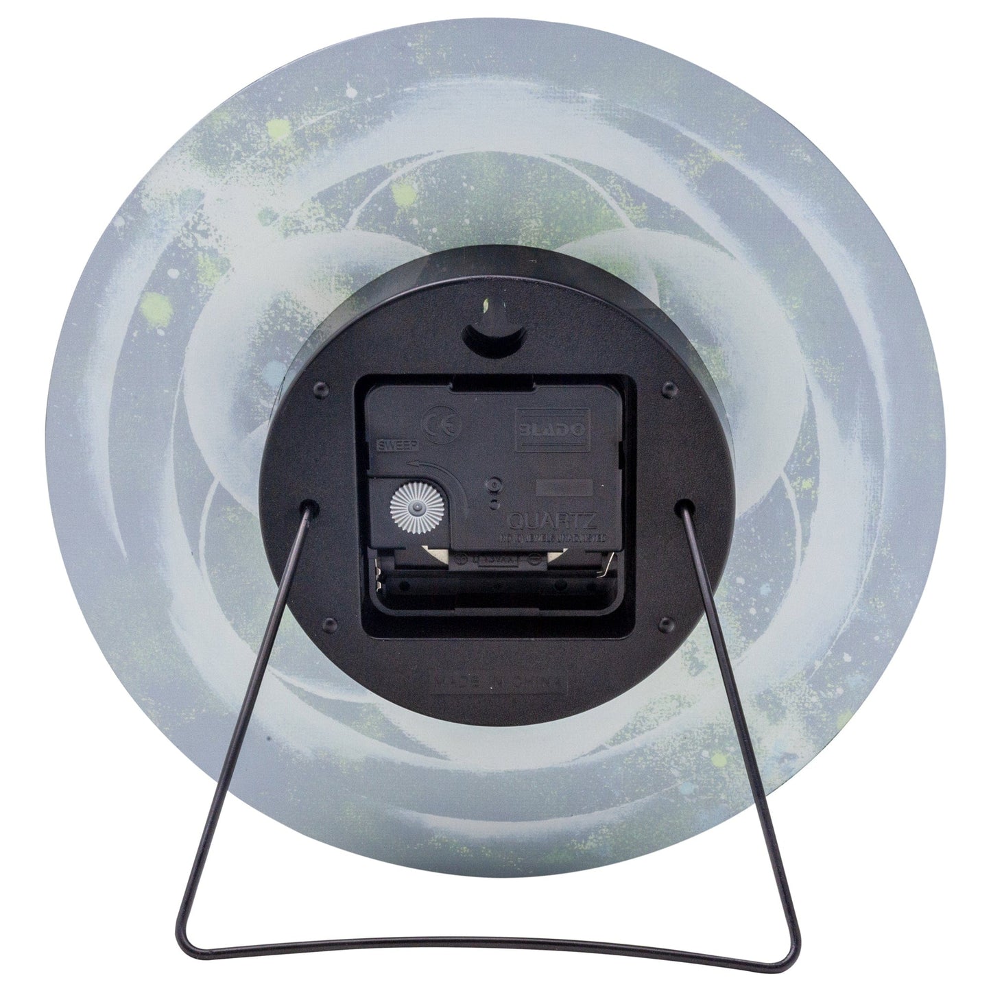 Comnox - Cosmo Table - Kalme tijdsaanduiding - Geluidsloze klok - Ø20cm - Tempered Glas - Groen