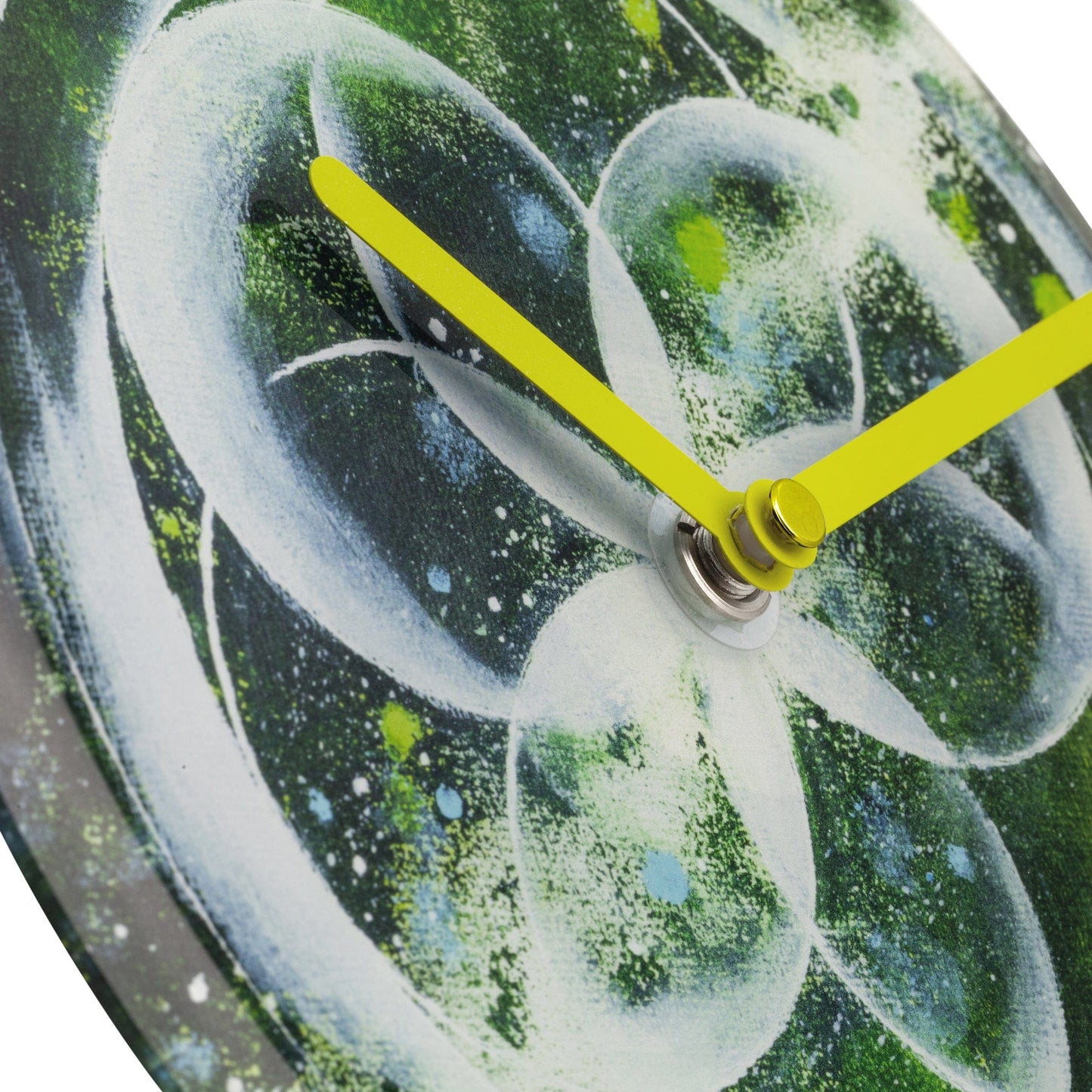 NeXtime Cosmo Table - Stille designklok met kosmisch patroon - 20cm Groen