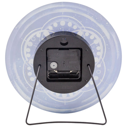 NeXtime Cosmo Table - Stille klok met kosmisch design - 20cm Indigo