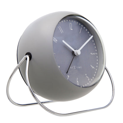 NeXtime Bubble Alarm Clock - Stille tafelwekker - Metaal