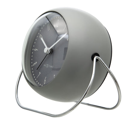 NeXtime Bubble Alarm Clock - Stille tafelwekker - Metaal