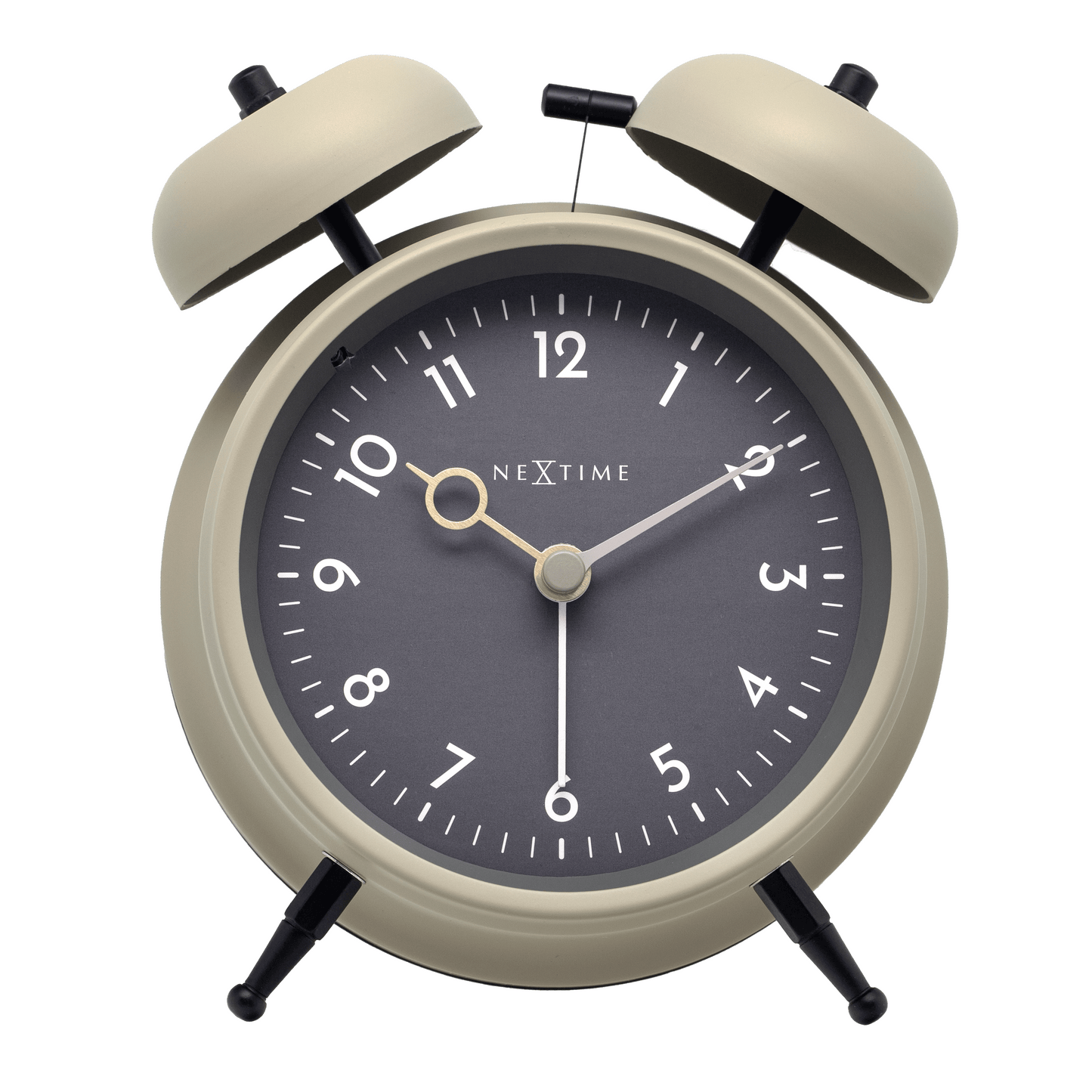 NeXtime Golden Hour - Retro Alarmklok met Soft Light - Metaal