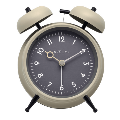 NeXtime Golden Hour - Retro Alarmklok met Soft Light - Metaal