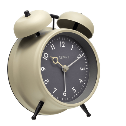 NeXtime Golden Hour - Retro Alarmklok met Soft Light - Metaal