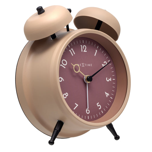 Comnox - NeXtime Golden Hour - Retro Alarmklok met Soft Light - Metaal