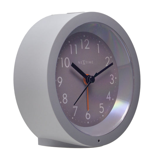 Comnox - NeXtime "Circle" Table Alarm Clock - Stil wakker worden - Duidelijke nachtlicht - 10,5 cm x 3,6 cm - Silent Light Dial - Groen