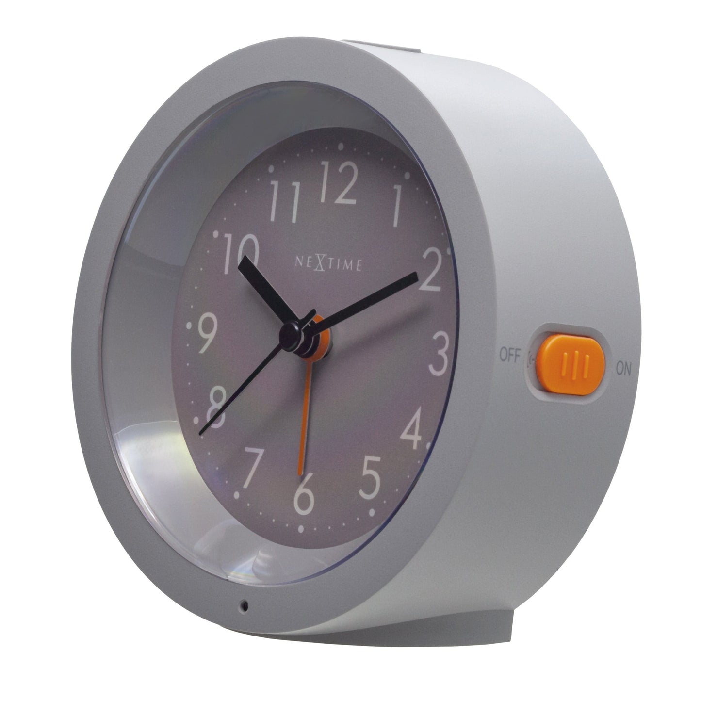 NeXtime Circle - Stille tafelwekker met lichtgevende wijzerplaat