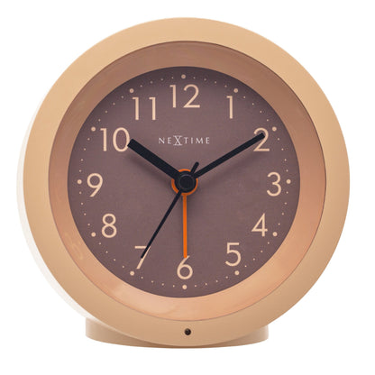 NeXtime Circle - Stille tafelwekker met lichtgevende wijzerplaat