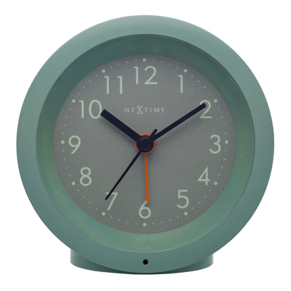NeXtime Circle - Stille tafelwekker met lichtgevende wijzerplaat