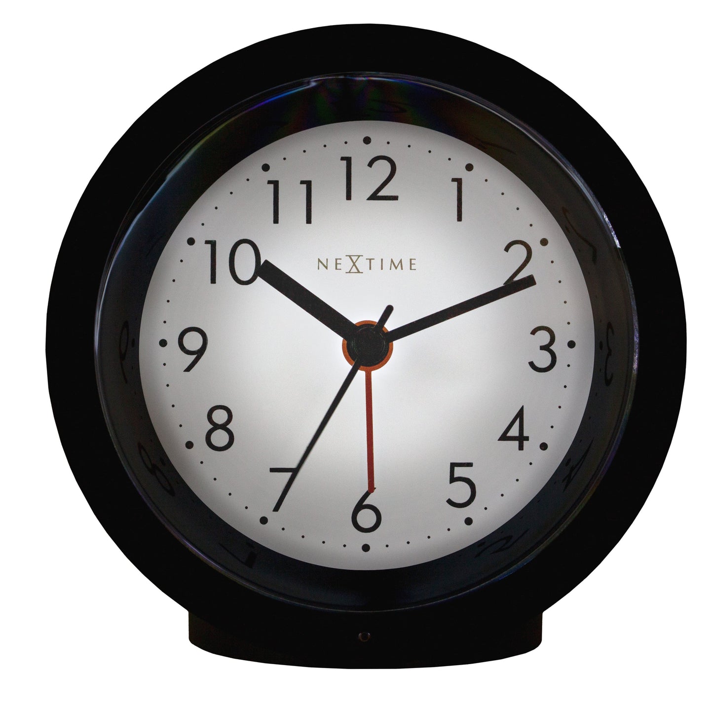 NeXtime Circle - Stille tafelwekker met lichtgevende wijzerplaat