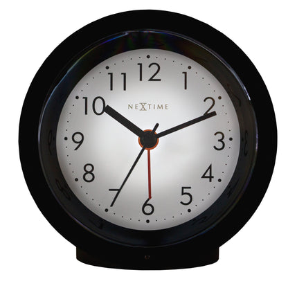 NeXtime Circle - Stille tafelwekker met lichtgevende wijzerplaat