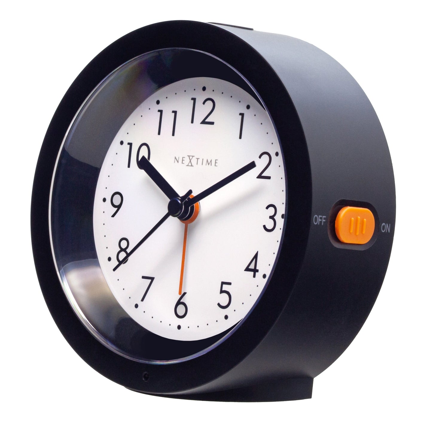 NeXtime Circle - Stille tafelwekker met lichtgevende wijzerplaat