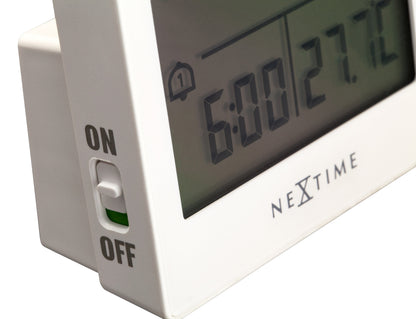 Comnox NeXtime Wake Up - Digitale Tafelwekker met RCC Precisie - 7.7x8.9x3cm