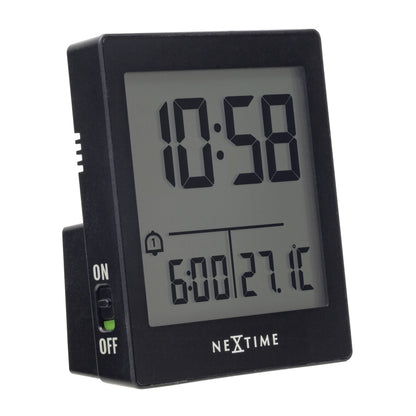 Comnox NeXtime Wake Up - Digitale Tafelwekker met RCC Precisie - 7.7x8.9x3cm