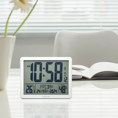 NeXtime Oneforall - Digitale klok met weerstation - RCC technologie