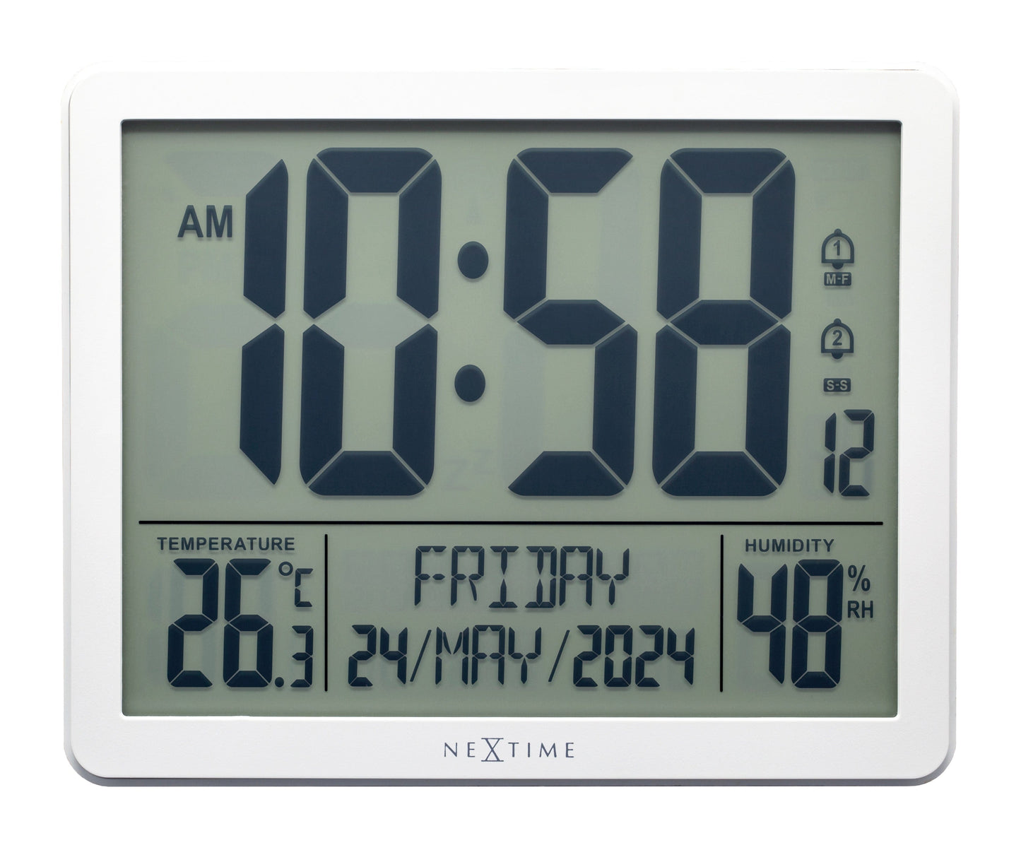 NeXtime Oneforall - Digitale klok met weerstation - RCC technologie