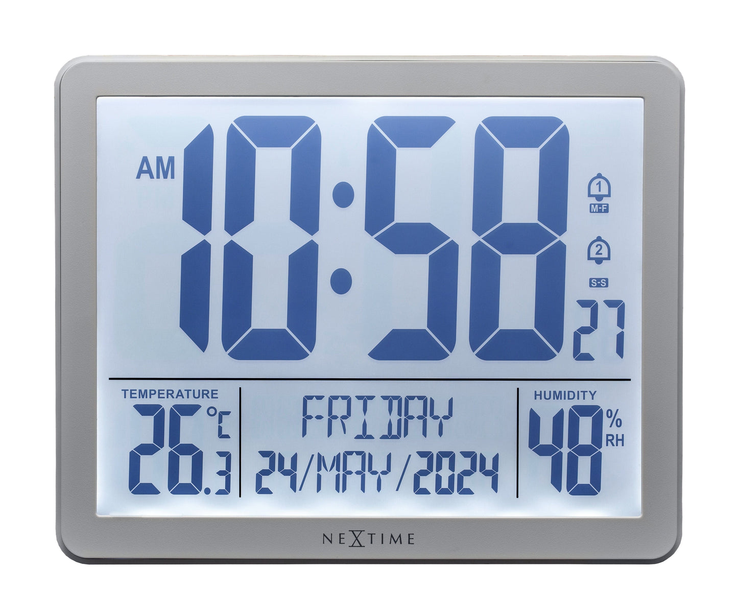 NeXtime Oneforall - Digitale klok met weerstation - RCC technologie