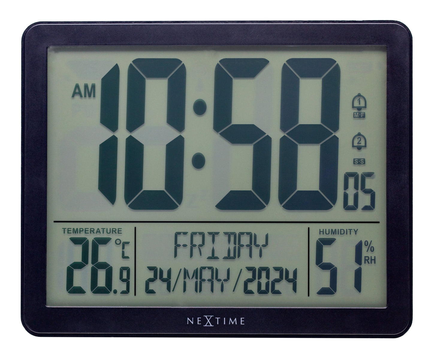 NeXtime Oneforall - Digitale klok met weerstation - RCC technologie