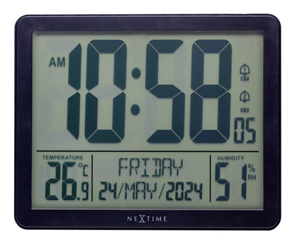 NeXtime Oneforall - Digitale klok met weerstation - RCC technologie