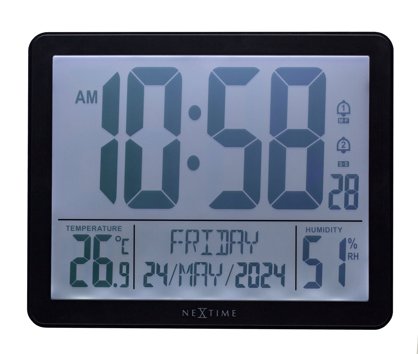 NeXtime Oneforall - Digitale klok met weerstation - RCC technologie