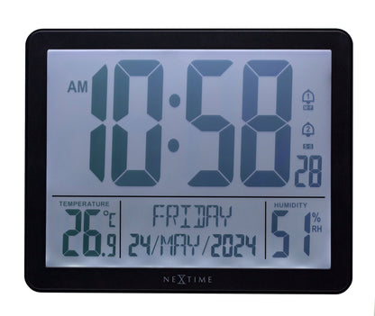 NeXtime Oneforall - Digitale klok met weerstation - RCC technologie