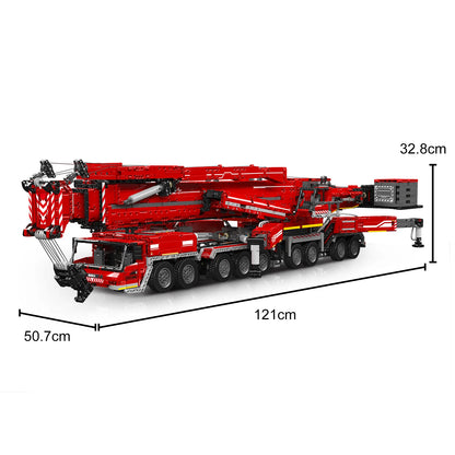 Comnox - Mould King - LTM 11200 Kraan Vrachtwagen Bouwset - 8506 Stuks - Compatibel met LEGO - Technisch Speelgoed - Wit - Comnox Company