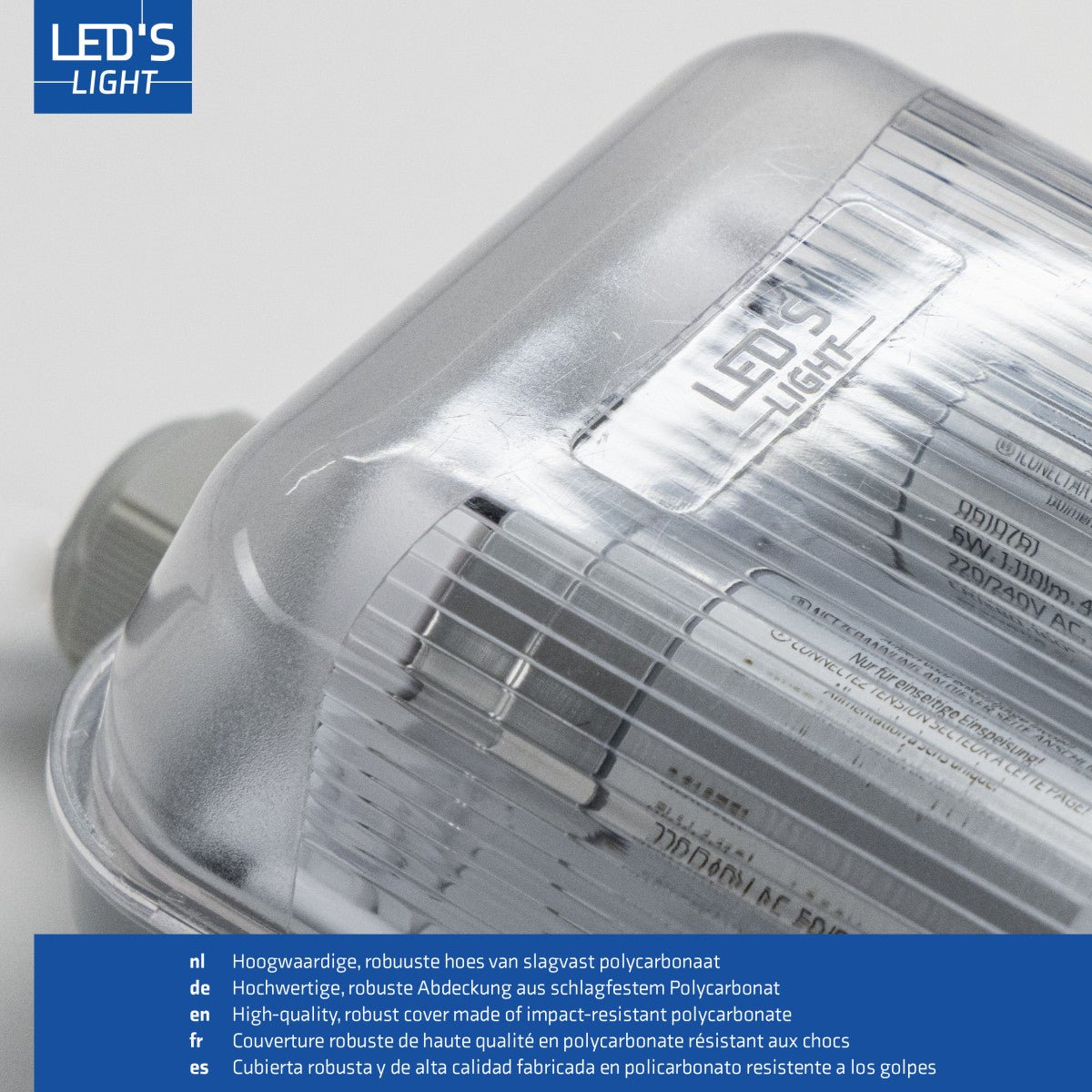 Comnox LED's Light Dubbele LED TL armatuur - Robuust & Waterbestendig - 60 cm