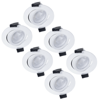 Comnox - LED's Light PRO Inbouwspot - Dimbaar met Warmte-effect - 6 Pack Wit