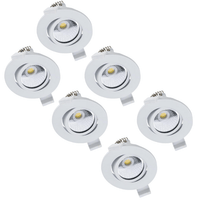Comnox - LED's Light PRO Inbouwspot - Duurzame Binnen & Buiten Verlichting - 6-pack Wit