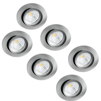Comnox - Light Pro LED Inbouwspot - DimToWarm & Nikkel Afwerking - Ø 68mm