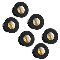 Comnox - LED's Light PRO mini inbouwspot - Dimbaar met Dim to Warm - Set van 6