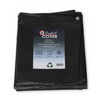 Comnox - Perfect Cover® Afdekzeil - Zwart - 100% Waterdicht & UV-bestendig