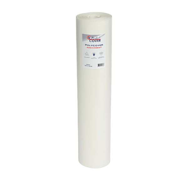 Een witte rol Polycover A4-afdrukken, gemaakt van dun, transparant plastic, geschikt voor professionele afdrukken en documentbescherming in kantoor- en printomgevingen.