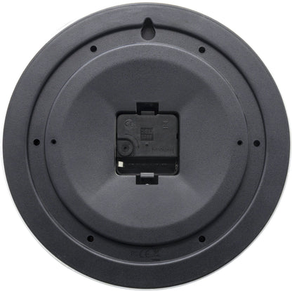 Blauwe llama-klok met cactus op houten plank