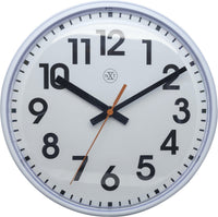 Comnox - nXt Peter - Functionele wandklok met oranje accent - 26 cm
