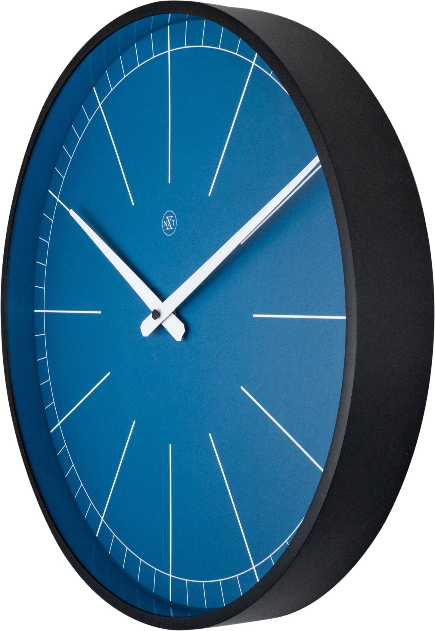 nXt Wandklok - Minimalistisch Design - 40 cm Grijs