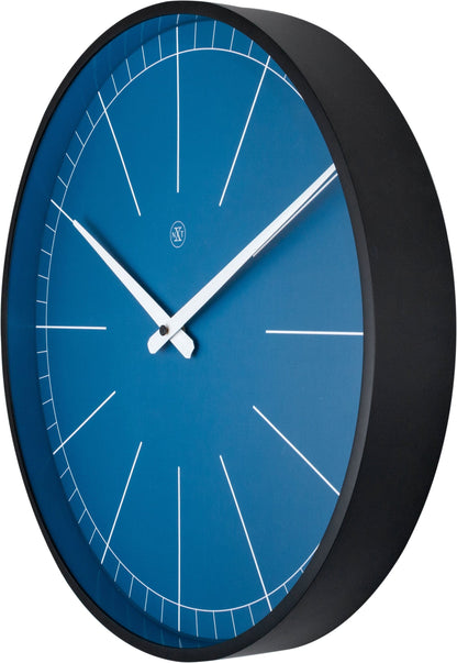 nXt Wandklok - Minimalistisch Design - 40 cm Grijs