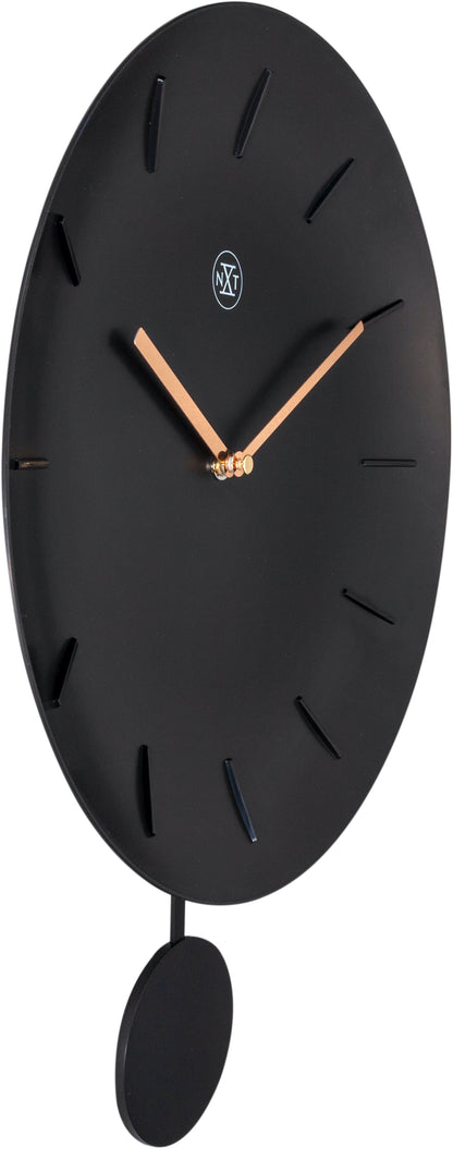 Wall clock - 30 cm - Plastic - 'Bowl'
