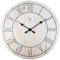 Comnox - Paul - Wandklok – Warm comfort – Rustig leven – Ø40cm – Hout – Tijdloos design – tijd - 40cm