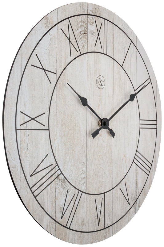 Comnox - nXt Paul Wandklok - Klassiek Design met Houtprint - 40 cm