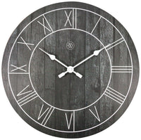nXt Paul Wandklok - Klassiek Design met Houtprint - 40 cm