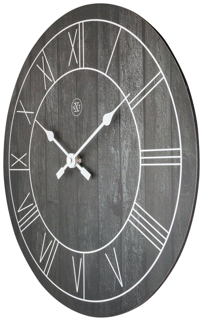 Comnox - Paul - Wandklok – Warm comfort – Rustig leven – Ø40cm – Hout – Tijdloos design – tijd - 40cm
