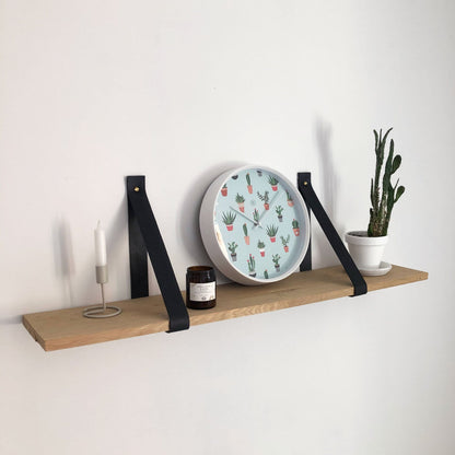 nXt Cactus Wandklok - Stille tijdweergave - 30 cm