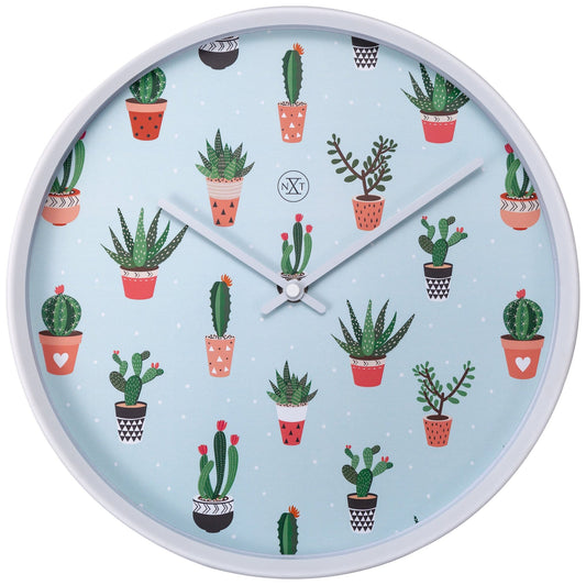 Comnox - nXt Cactus Wandklok - Stille tijdweergave - 30 cm