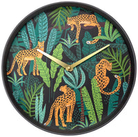 Comnox - nXt Urban Jungle Wandklok - Stijlvol Tropisch Design - 30 cm
